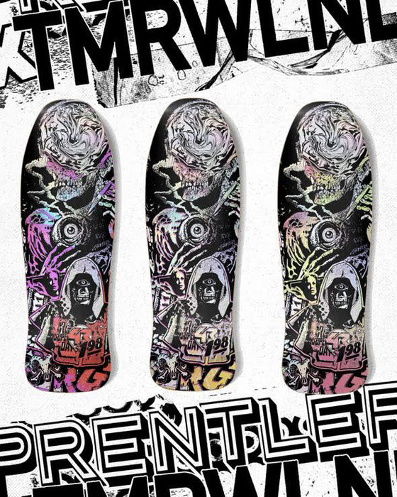 PRENTLER X TMRWLND Skateboard ( Holographic )